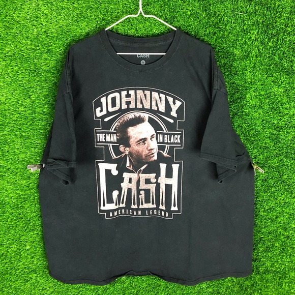 johnny Cash Other - Johnny Cash The Man In Black Rock Music Shirt